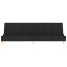 Sofá cama de 2 plazas tela negro 4