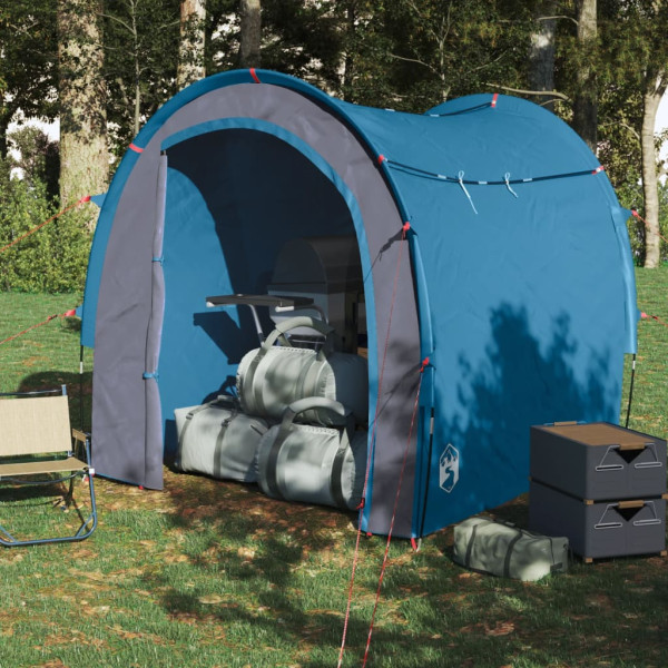 Carpa de almacenaje 185T tafetán azul 204x183x178 cm M 3