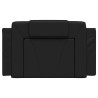 Cabecero de cama acolchado cuero sintético negro 90 cm 5