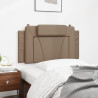 Cabecero de cama acolchado cuero sintético capuchino 100 cm 4