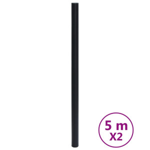 Autocolantes para móveis 90x500 cm PVC preto mate H