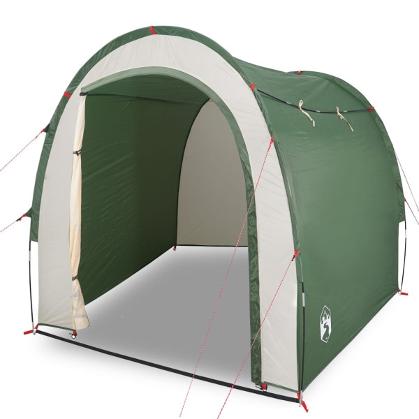 Carpa de almacenaje 185T tafetán verde 204x183x178 cm M 2