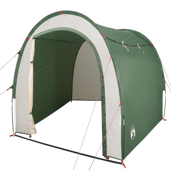Carpa de almacenaje 185T tafetán verde 204x183x178 cm M 4