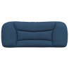 Cabecero de cama acolchado tela azul 100 cm 5