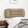 Cabecero de cama acolchado cuero sintético capuchino 100 cm 4