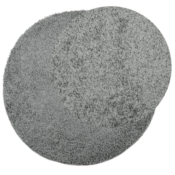 Alfombra de pelo largo moderna verde Ø 100 cm M 3