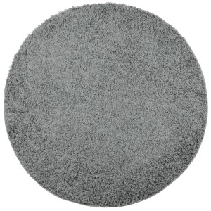 Alfombra de pelo largo moderna verde Ø 160 cm H