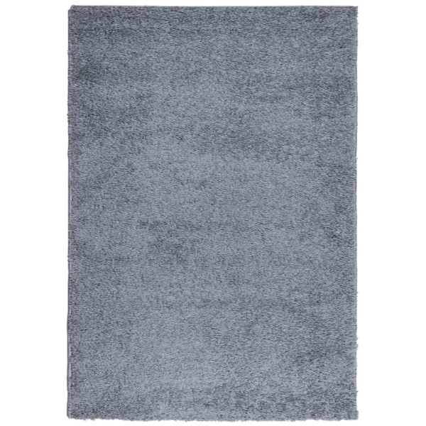 Tapete shaggy de pelo alto PAMPLONA 160x230 cm azul M 2