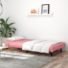 Sofá-cama de 2 lugares veludo rosa 3