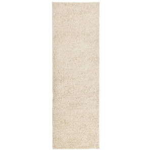 Tapete shaggy de pelo alto PAMPLONA 80x250 cm dourado H