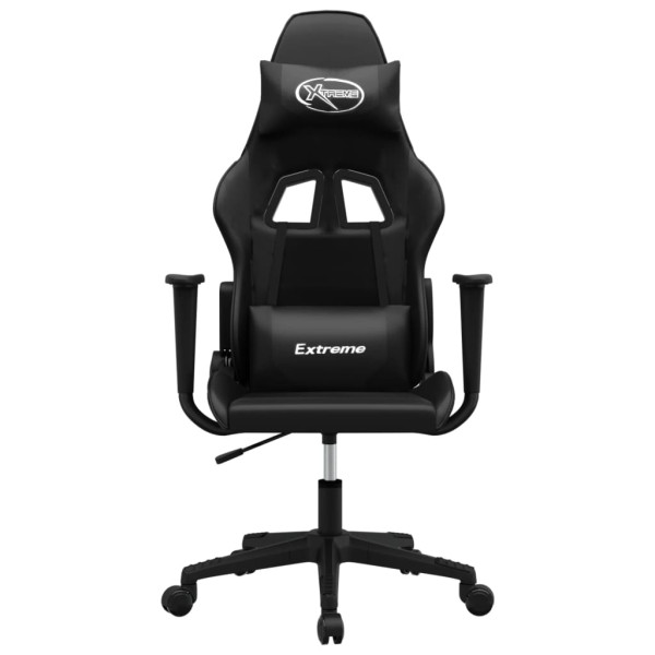 Cadeira gaming de massagens couro artificial preto M 3
