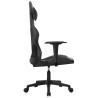 Cadeira gaming de massagens couro artificial preto 4