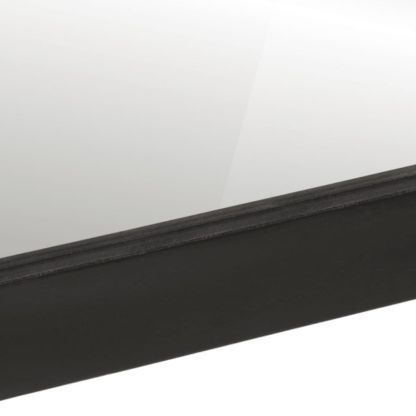 Espejo de baño madera maciza de mango y vidrio 55x1x60 cm M 5