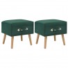 Mesas-de-cabeceira 2 pcs 40x35x40 cm veludo verde 1