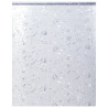 Lámina de ventana esmerilada patrón de flores PVC 90x500 cm 1