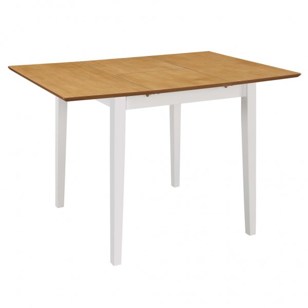 Juego de muebles de comedor 3 piezas MDF blanco M 2