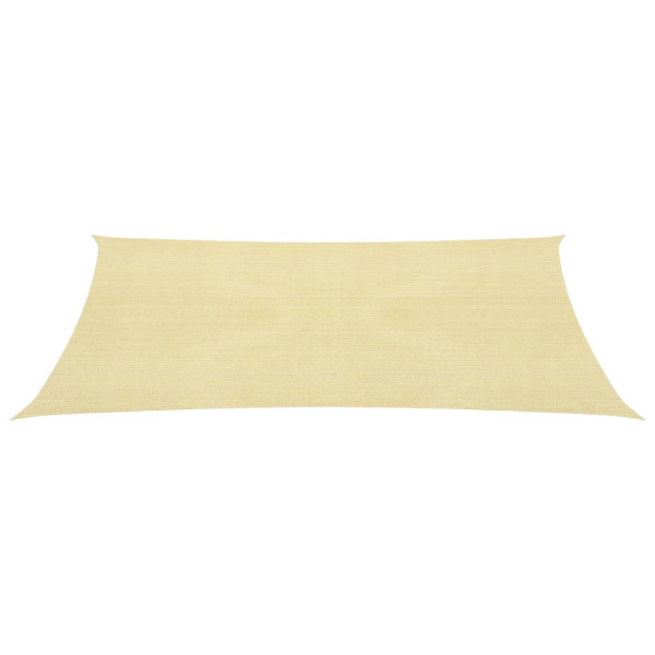Toldo de vela beige HDPE 160 g/m² 3.5x4.5 m M 2