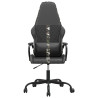 Silla gaming cuero sintético negro y camuflaje 3