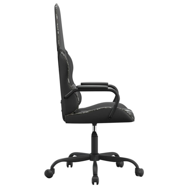 Cadeira gaming massagens couro artificial camuflagem e preto M 4