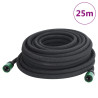 Mangueira para rega gota-a-gota de jardim 25 m borracha preto 1