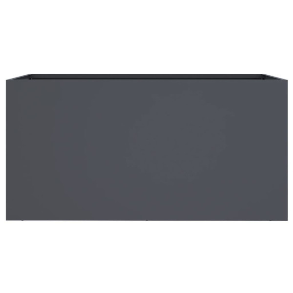 Jardinera de acero laminado en frío antracita 62x30x29 cm M 5