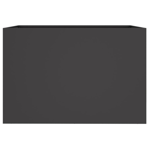 Jardinera de acero laminado en frío negro 62x47x46 cm M 5