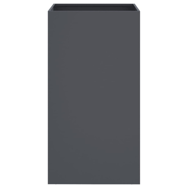 Jardinera de acero laminado en frío antracita 42x38x75 cm M 4