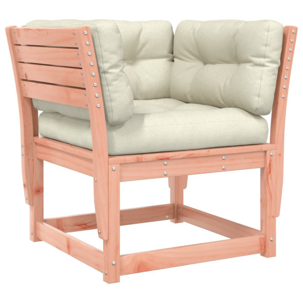 Juego de muebles jardín 8 pzas y cojines madera abeto Douglas M 3