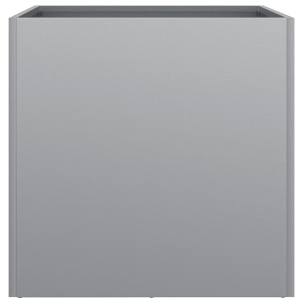 Vaso/floreira 42x40x39 cm aço galvanizado prateado M 5