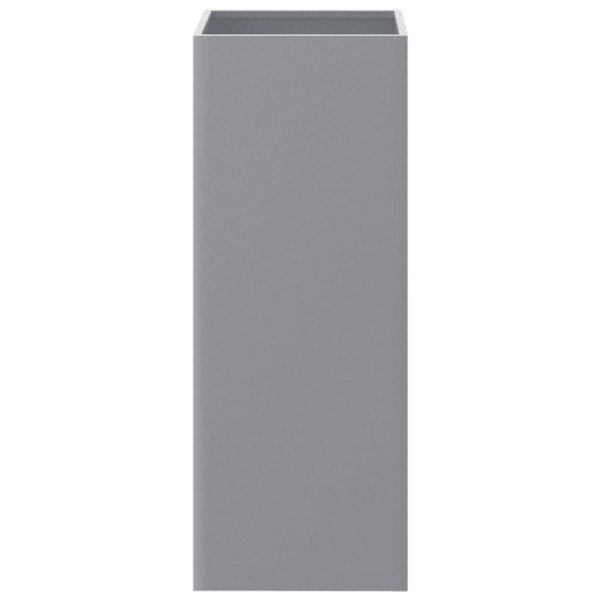 Vaso/floreira 32x29x75 cm aço galvanizado prateado M 4