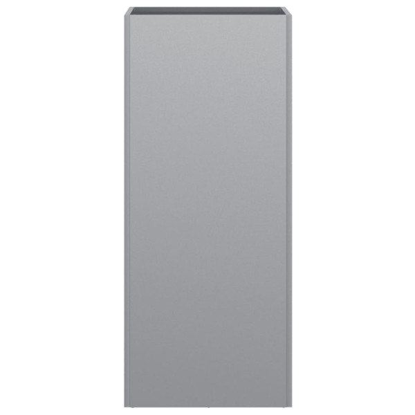 Vaso/floreira 32x29x75 cm aço galvanizado prateado M 5