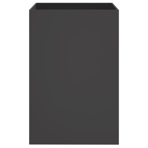 Jardinera de acero laminado en frío negro 52x48x75 cm M 4