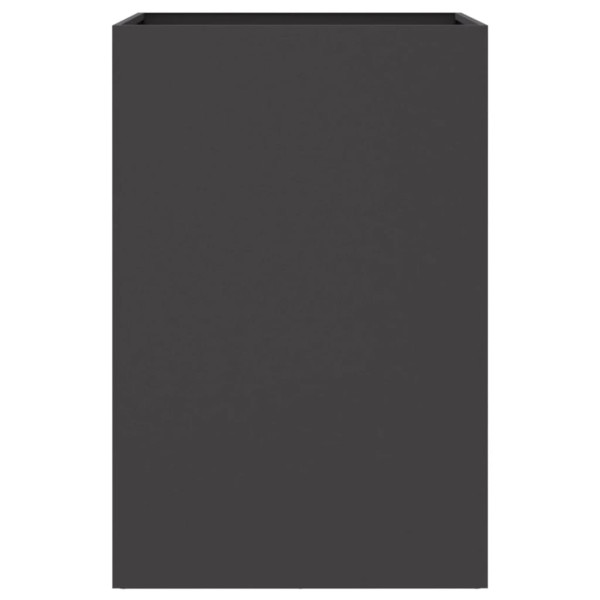 Jardinera de acero laminado en frío negro 52x48x75 cm M 5