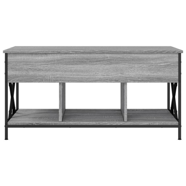 Mesa de centro madeira engenharia carvalho Sonoma 100x55x50 cm M 5