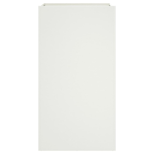 Vaso/floreira 42x38x75 cm aço branco M 5