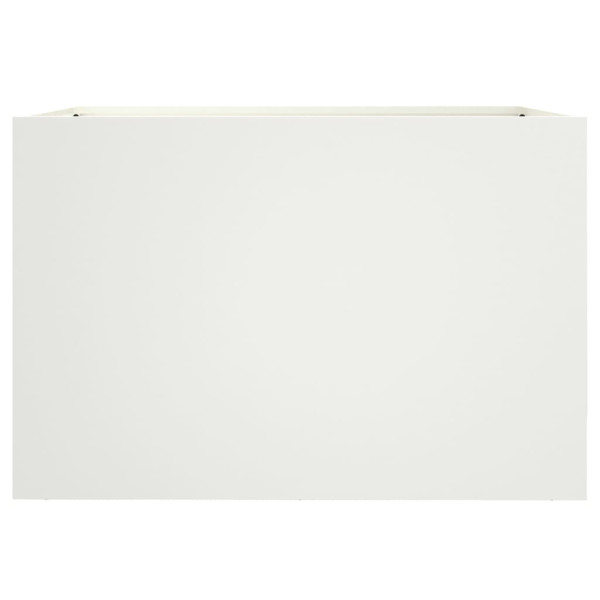 Jardinera de acero laminado en frío blanco 62x47x46 cm M 5