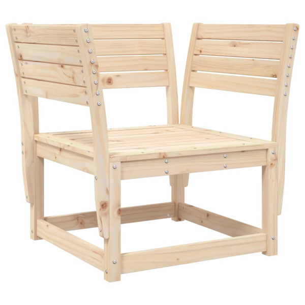 Juego de muebles de jardín 8 piezas madera maciza de pino M 3