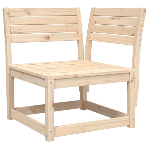 Conjunto de mobiliário de jardim 8 peças madeira maciça de pinheiro M 4