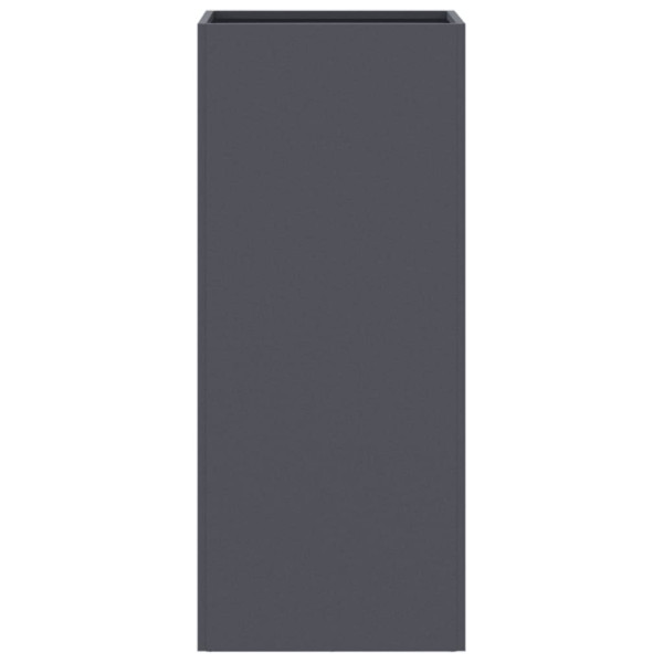 Jardinera de acero laminado en frío antracita 32x27.5x75 cm M 5