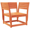 8 pcs conjunto lounge de jardim pinho maciço castanho-mel 3