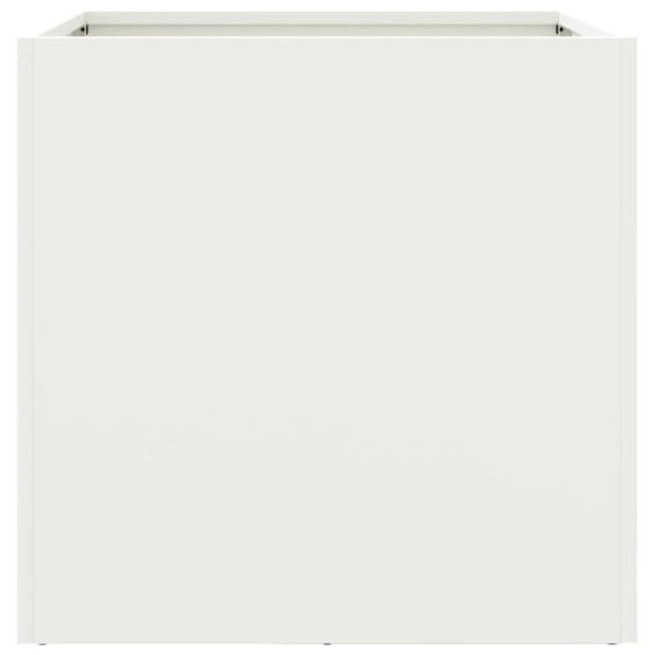 Vaso/floreira 42x40x39 cm aço branco M 5