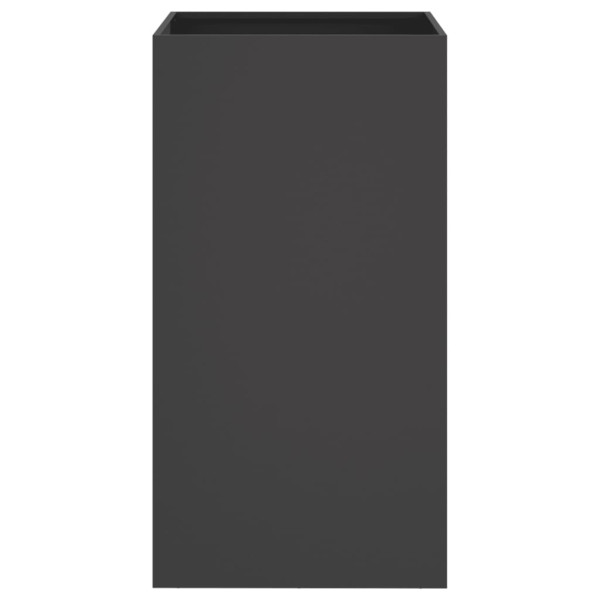 Jardinera de acero laminado en frío negro 42x38x75 cm M 4