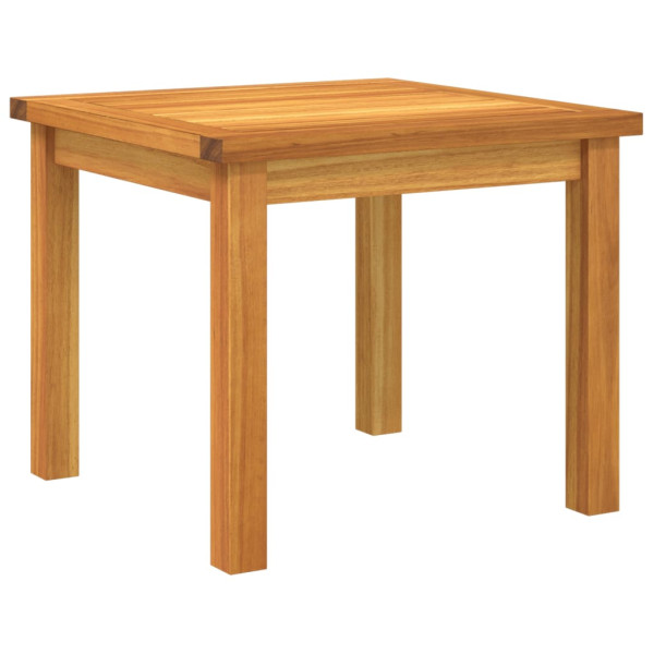 Juego de bistro de 3 piezas ratán PE beige y madera de acacia M 5