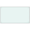 Protección salpicaduras cocina vidrio templado blanco 100x60 cm 2