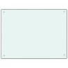 Protección salpicaduras cocina vidrio templado blanco 80x60 cm 2