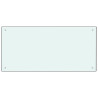 Protección salpicaduras cocina vidrio templado blanco 100x50 cm 2
