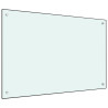 Protección salpicaduras cocina vidrio templado blanco 90x60 cm 1