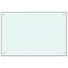Protección salpicaduras cocina vidrio templado blanco 90x60 cm 2