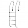 Escalera para piscina acero inoxidable 304 54x38x184.5 cm 2