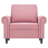 Poltrona 60 cm veludo rosa 3